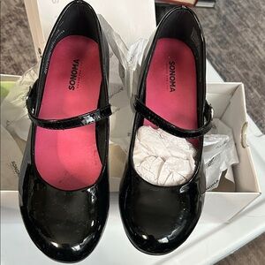 Sonoma Kids Glossy Black Dress Shoes